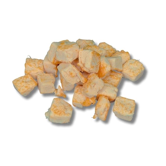 | Freeze Dried Cat Treats | Salmon Bites, Single Protein | Premium Quality | Grain Free Training Treats for Cats, 2 oz Pouch