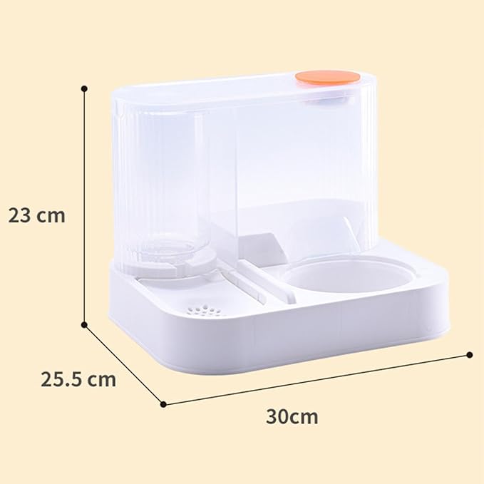 Pet Feeder and Water Dispenser for Cats and Dogs, Basic