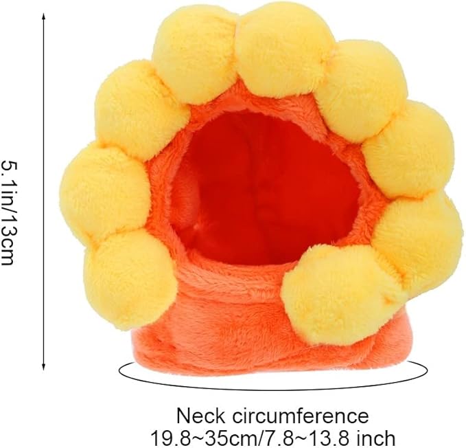 Pet Cute Hat, Cat Adorable Bunny Hat Banana Strawberry Tiger Yellow Duck Drumstick Shaped Hat for Cat Kitten Small Puppy Party Costumes Festival Birthday
