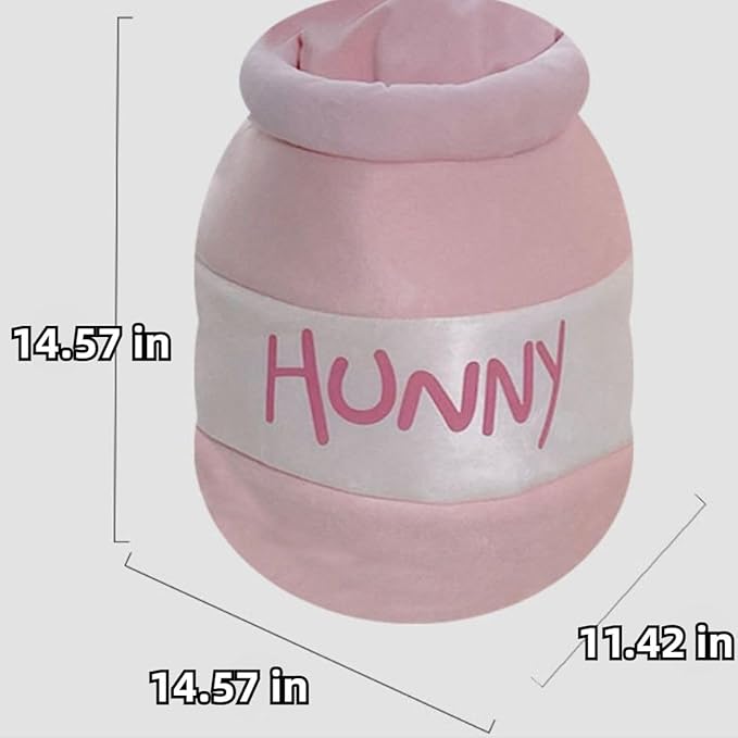 Honey Pot Cat Bed - Comfortable Memory Foam Pet Furniture with Removable Cushion - Stylish and Washable Cat Bed for Small Cats and Breeds (Coffee)
