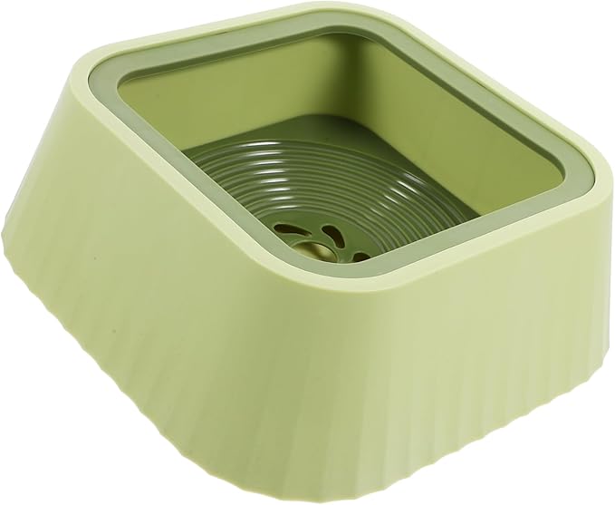 POPETPOP Pet Floating Water Bowl for Dogs Cats Spill Design Plastic Keeps Area Tidy Encourages Hydration for Small Dogs and Cats