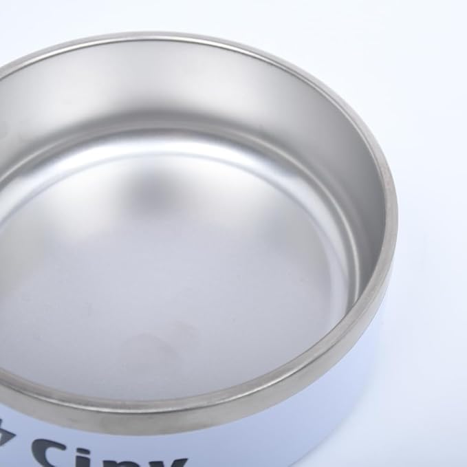 gorm Customized Pet Bowl Laser Engraved, Personalized Pet Bowl, Custom Laser Engraved Pet Bowl, Cat Bowl, Dog Bowl, Watering Dish, Gift for Pet Lover, Steel Bowl (32oz,CPB-10)
