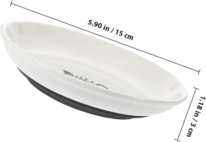 3pcs Shallow Small Cat Food Bowls with Nonslip Black Silicone Bottom Round Ceramic Cat Feeder Dishes for Safe Indoor Feeding and Watering