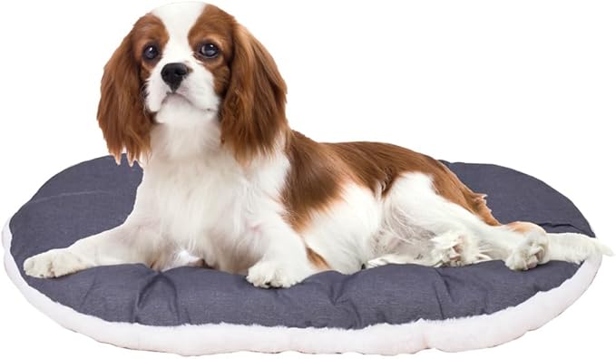 Ferplast Cat Bed, Dog Bed Medium Washable Pet Mat Cushion in Cotton with Soft Padding, 65 x 42 cm. Brown