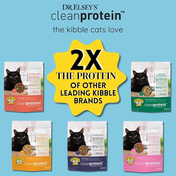 Dr. Elsey's cleanprotein Duck Cat Kibble 2 lb. Bag