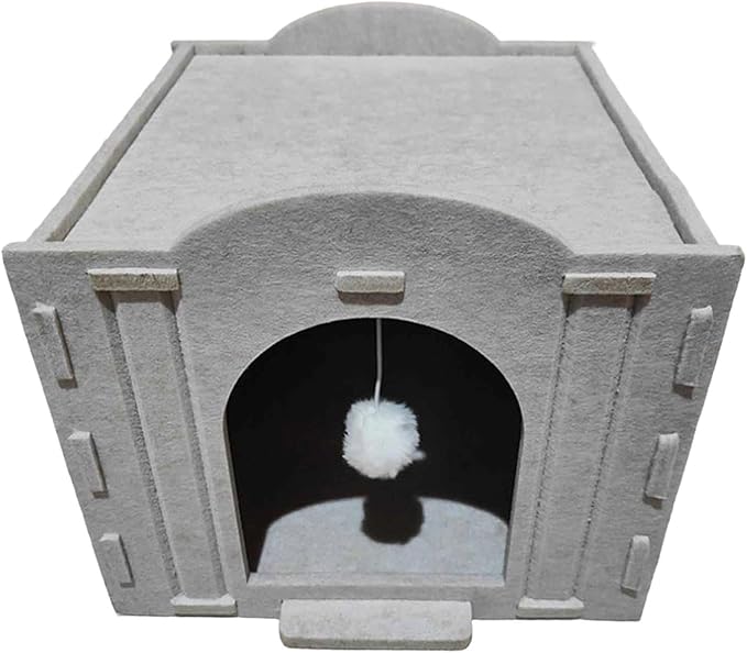 Cat Scratcher Cat Lounge Bed Thickened Multipurpose Kitten Sleeping Nest Furniture Protector for Interaction Indoor Sleeping, Square