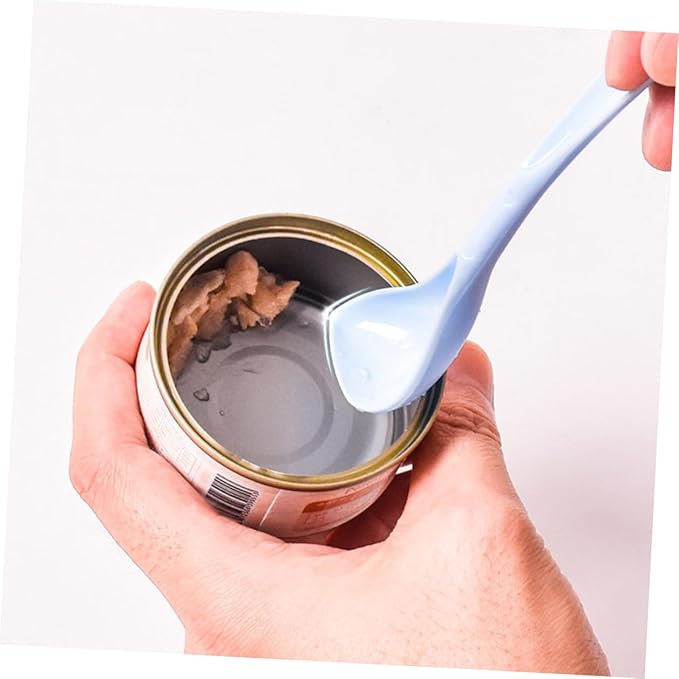 KESYOO 4pcs Pet Food Can Covers with Feeding Spoons Food-grade Silicone Seal Lids for Dog Cat Food Cans Reusable Airtight Sealers Dishwasher Safe Freshness Preserving