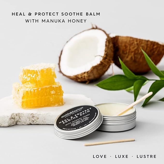 smith&burton Dermal Relief & Repair Care System for Dogs & Cats, Conditioning Shampoo, Topical Spray & Heal Balm for Allergies, Itching, Flaky, Dry, Irritated Skin, Fragrance-Free, Plant Based