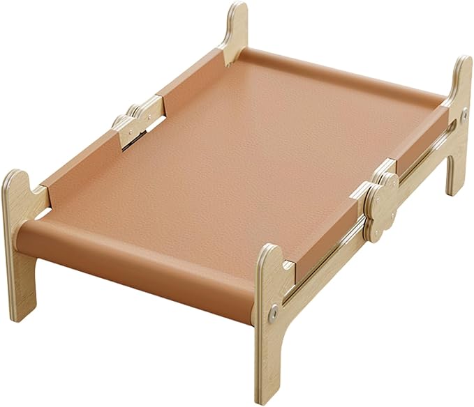 Cat Bed - Portable Pet Sleeping Cot, Raised Cat Furniture, Indoor Outdoor Pet Resting Accessory | Patio Beach Garden Lawn for Patio Beach Garden Lawn