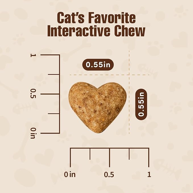 Get Naked Digestive Health Crunchy Cat Treats 6oz - Chicken Flavor, Grain-Free Cat Probiotics for Indoor Cats, Supports Healthy Digestion, Dental Health & Immunity, Made in The USA