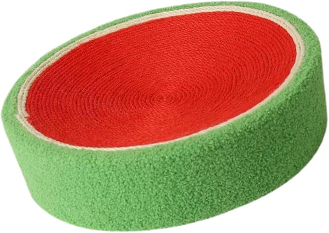 Baoblaze Sisal Round Cat Scratching Board,Scratcher Bowl,Cat Bed,Fruit for, Watermelon