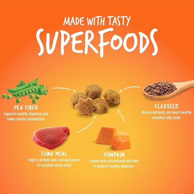 Fruitables Cat Bundle: Salmon & Cranberry + Tuna & Pumpkin - 2.5 oz Each, Low Calorie, Real Ingredients, Superfoods