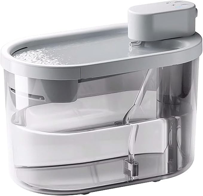 Smart Pet Water Fountain, 5000mAh Lithium Battery, Wireless Convenience, Silent Design, Suitable for Cats and Dogs