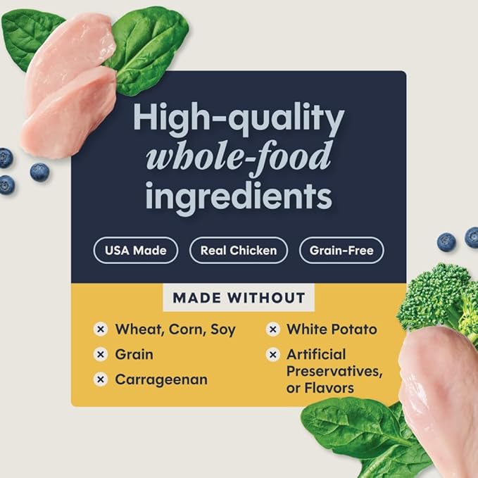Instinct Flaked Entrée Wet Canned Cat Food - Chicken, 3 Ounce (Pack of 24)