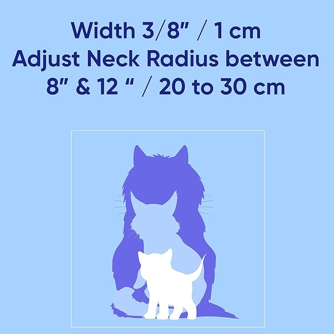 Pawtitas Glow in the Dark Cat Collar with Breakaway Safety Buckle & Bell Adjustable Kitten Collar, Green