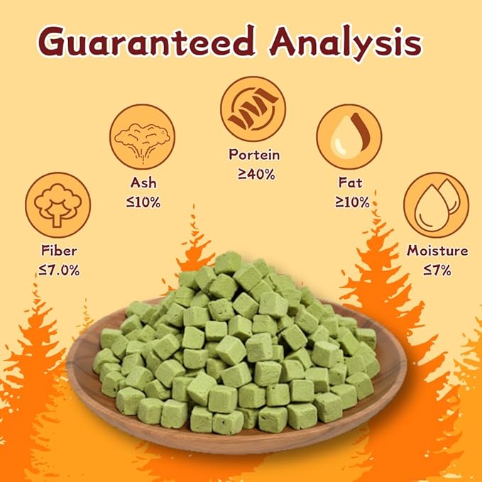 Natural Cat Treats with Real Chicken & Cat Grass, A High-Fiber Snack for Hairball Relief & Gut Health, Soft & Chewy Cubes,7.05 Ounce