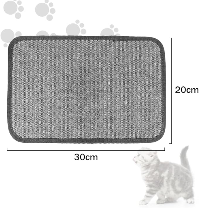 Sisal Cat Scratching Pad Bed Corner Protector Cat Scratcher Mat Anti-Slip Scratch Playing Mat Furniture Protection Couch Cover for Grinding Claw
