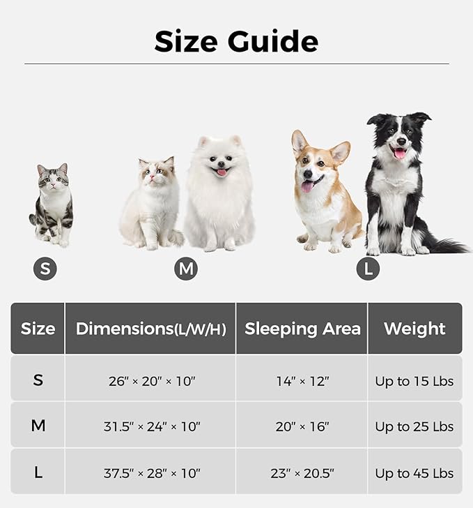 Made4Pets Cat and Dog Indoor Couch Bed, Soft Faux Fur Checkered Pet Sofa, Cozy Fluffy Pet Sofa with Supportive Foam, Removable Washable Cover with Non-Slip Base, Sage Green, Medium