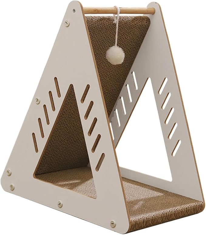 Bed Furniture Protector Activity Center Cozy for Indoor Pet Supplies Scratch Pad for Playing Exercise Grinding- Cat Scratcher