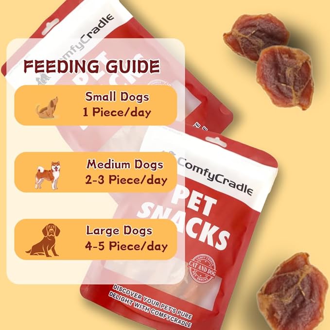 All-Natural Chicken Gizzards for Dogs, A Nutrient-Dense and High-Protein Single Ingredient Treat for All Breeds, Grain-Free,2.65 Pound