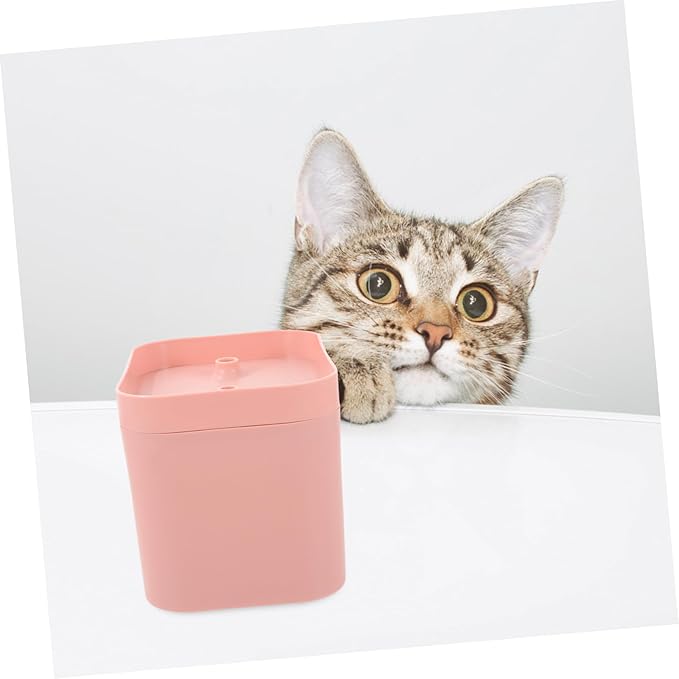 BESPORTBLE Cat Dog Automatic Waterer Electric Pet Fountain Flower Shape Outlet Mute Energy-Saving Portable