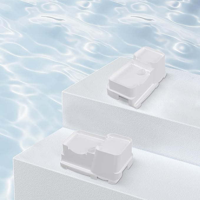 Cat Water Fountain Basic Small Dog Drinkng Water Bowel 3-Stage Unique Design for Multi Pets Water Dispenser for Waterfall Fountain Kitty with Isolating Pump - Square Drinking Top