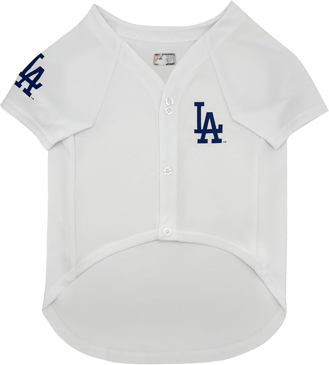 MLBPA Mookie Betts Markus Lynn #50 Pet Jersey - LA Dodgers Mesh Cat Jersey, Medium
