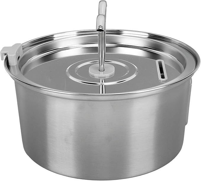 Cat Water Fountain Stainless Steel 3.2L Capacity Dog Drinking Fountain Automatic Pet Feeding Watering Supplies