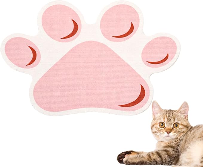 Cat Wall Scratcher | Self-Adhesive Flexible Funny - Cat Scratch Pad Cute Wall Decor | for Climbing Indoor Pet Couch Bed Carpet Door Floor Home Decor Protection