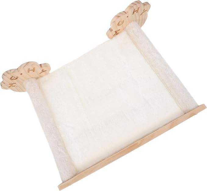 POPETPOP Wall-Mounted Cat Hammock Space-Saving Cute Cat Bed for Indoor Kittens Easy Install Pet Supply Soft Furniture for Wall Use