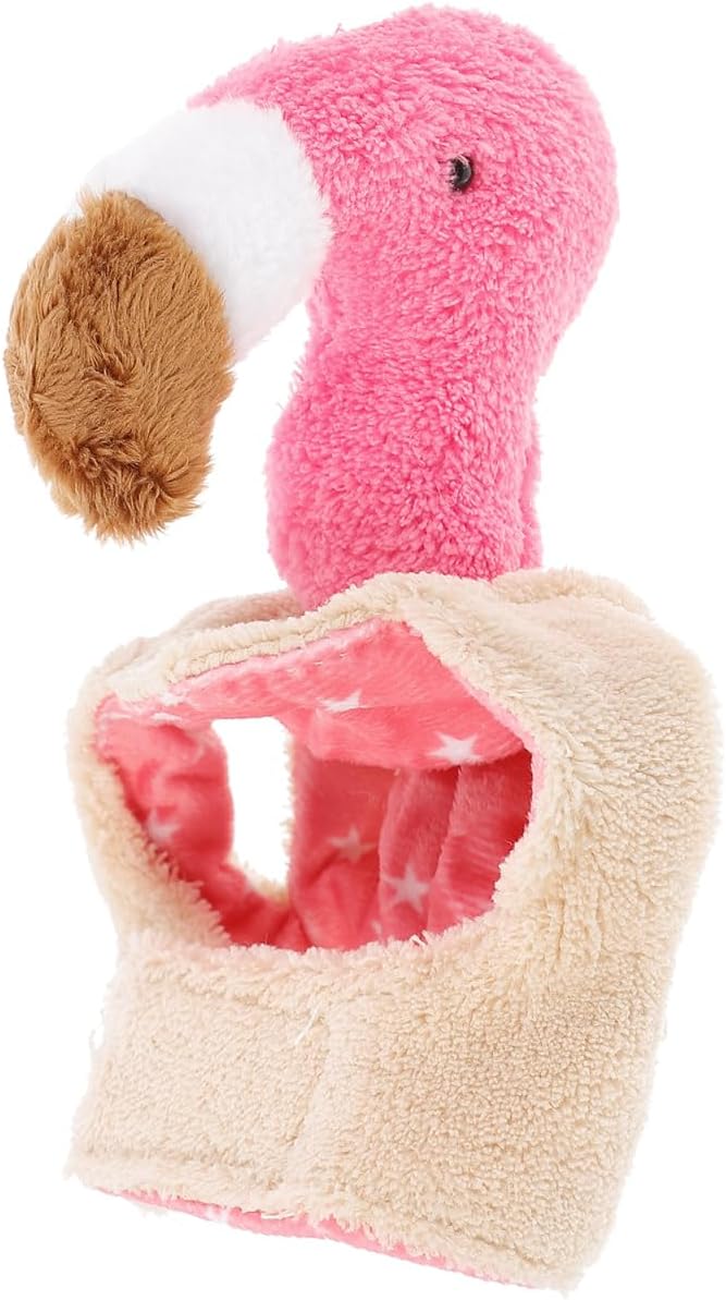 POPETPOP Cat Hats for Cats Only - Pet Headband Headdress Costume Flamingo Hat with Ears for s & Small Dogs Halloween Party Costume Accessory Headwear
