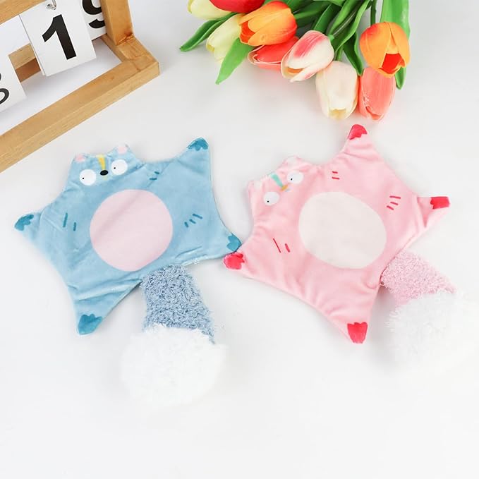 Andiker Catnip Cat Toys, Flying Squirrel Shape Plush Cat Toy with Crinkle Paper and Natural Catnip, Interactive Cat Toys for Indoor Cats and Kittens to Sniff Scratch Bite and Reduce Boredom (Blue)
