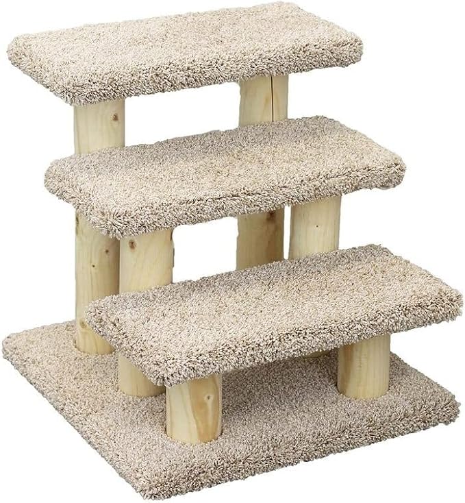 HomeStock Cat Tree Perch - Multi-Level Climbing Post for Indoor Cats - 28" x 23" x 36.5" - Green
