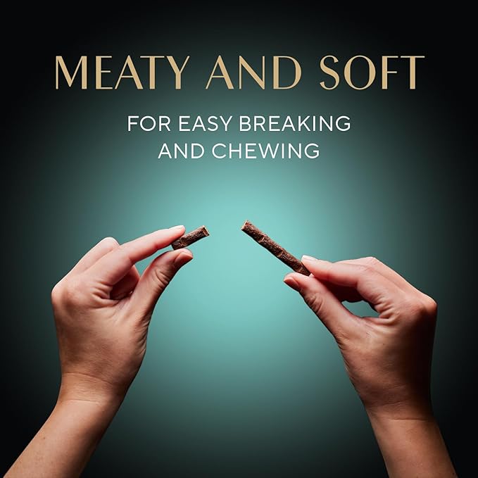 Sheba Meaty Tender Sticks Chicken Cat Treats,Salmon Flavor,Cat Snacks,0.14 oz.,(100 Sticks Total),5 Count (Pack of 20)