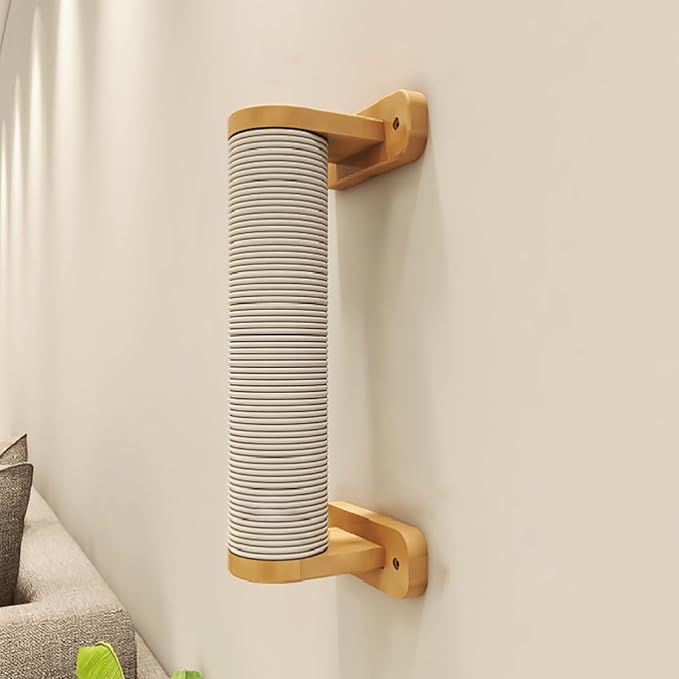 Cat Wall Furniture, Cat Wall Steps with Hemp Rope Covered, Cat Wall Stairs, Wall Mounted Cat Hammock, Cat Shelves for Sleeping, Climbing and Lounging (Color : Column)