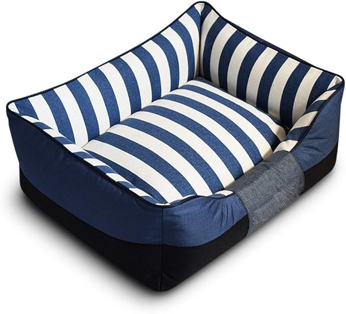 in The Square Canvas in The Nest Kennel Cat Litter Pet Nest Pad 35CM 45CM (Blue Medium)