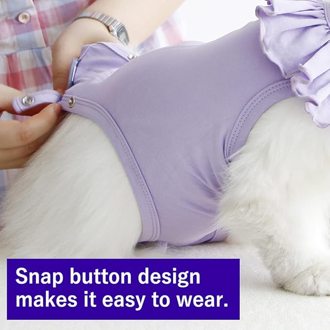 Cat Recovery Suit for Abdominal Wounds and Skin Diseases,Breathable Surgical Recovery Shirt After Surgery Wear Anti Licking Wounds,E-Collar Alternative for Female Cats Kitten(RSC01-yellow-s)