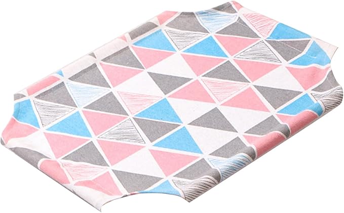 Pet Hammock Cat Puppy and Dogs Replacement Comfortable Cloth Camp Bed Nest Napping Bed for Small Pet Cat Bed Sheets, colored triangle