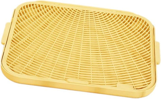 HouseVibe Cat Litter Ramp Trapper Mat Washable Double Layered Trapping Mat with Non-Slip Surface Step for Indoor Cats Balcony Living Room- Small