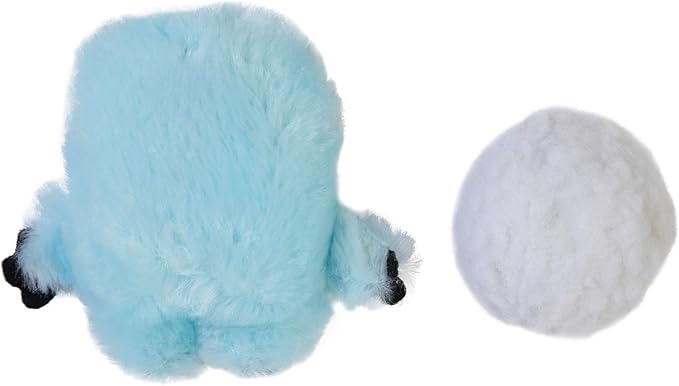 Mad Cat Yowlin Yeti Catnip & Silvervine Plush Cat Toy, Pack of 2