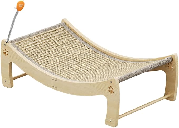 Baoblaze Cat Claw Pad Scratching Bed Sofa Furniture Protector Breathable Wear Resistant Multipurpose for Indoor Training Toy, 63x33x20cm