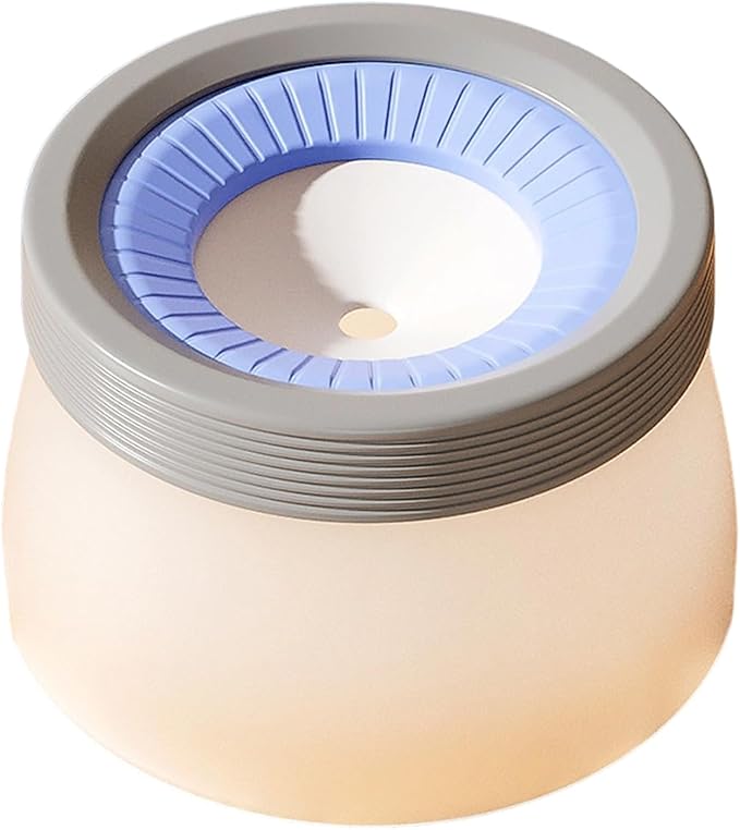 Floating Pet Water Bowl Prevents Wet Mouth for Cats Dogs, Nonslip Base Easy Assembly Pet Drinking Bowl