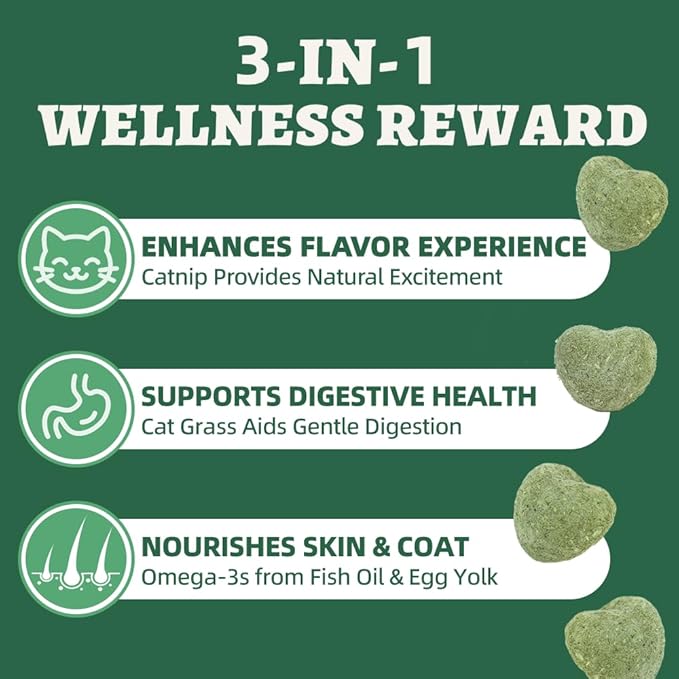 Wellix Natural Catnip & Freeze Dried Catnip Treats for Cats