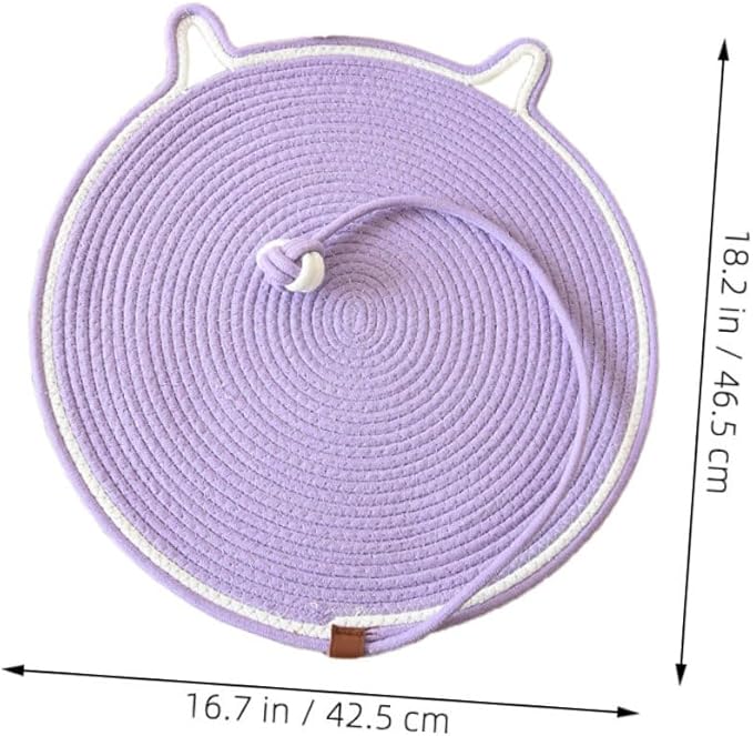 INOOMP Cat Scratcher Mat Multi-Functional Non- Floor Scratching Pad for Indoor Use Wear-Resistant Cat Bed and Scratching for Maintenance and Furniture