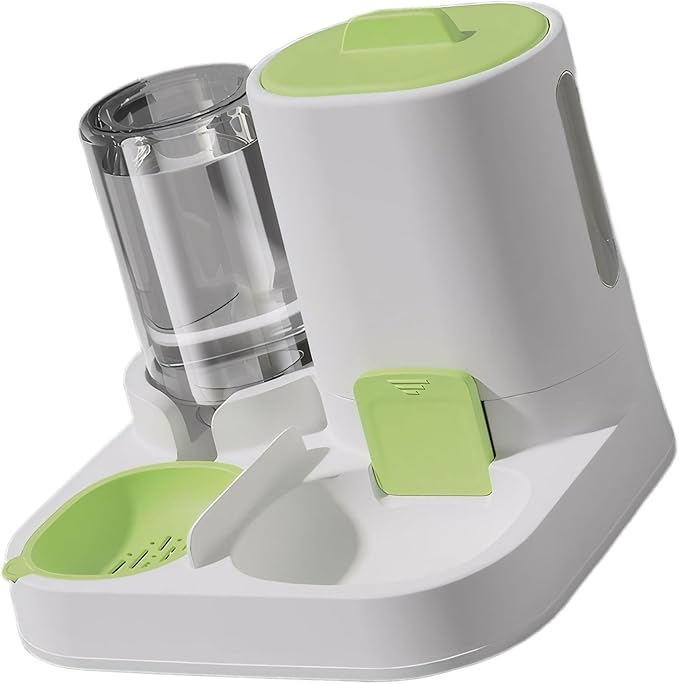 Automatic Pet Feeder and Water Dispenser for Cats and Dogs with Large Capacity Food Water Station