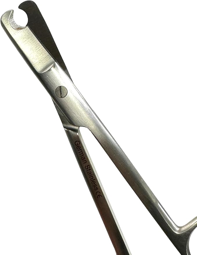 Dog and Cat Nail Cutters Scissors Style German Stainless Steel - For Small Animals, Cats, Dogs, Birds - Grooming Essentials (5.5")