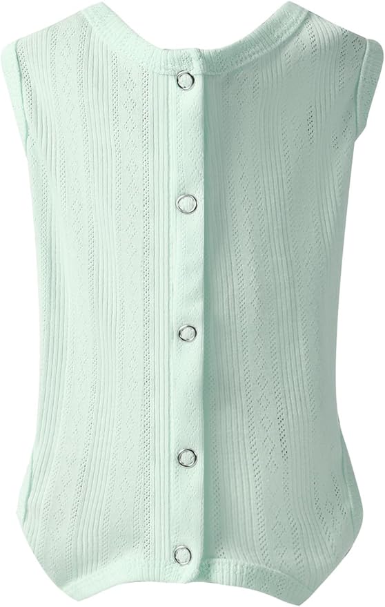 Angrypet All-Season Pet Shirts Onesie Pajamas for Small Dogs Cats Solid Ribbed Pets Clothes Small Puppy Outfits Green Small