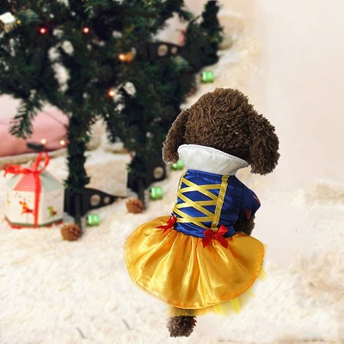 Dog Costume Dog Halloween Costume, Princess Dogs Dress Halloween Cat Costumes Pet Apparel, Cute Cosplay Costumes Coat for Halloween Party Christmas Special Events
