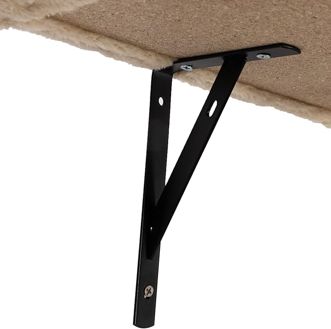 Cat Hammock Wooden Wall-Mounted Shelves Cat Climber Set of 5, Floating Cat Perches, Hanging Cat Beds for Sleeping, Playing, Climbing-Modern Cat Bed & Furniture for Large Cats/Kitty, Beige