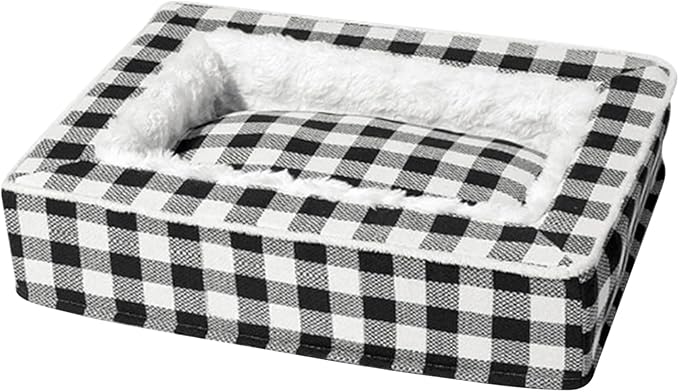 Cat Bed - Warm Pet Sleeping Nest Cuddler | Pet Sofa Bed for Small Dogs - for Living Room Crate Interior Bedroom Home